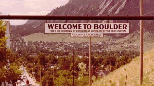 Welcome to Boulder