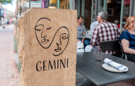 Gemini sign post